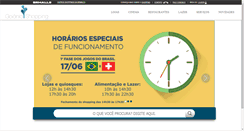 Desktop Screenshot of goianiashop.com.br